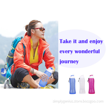 flexible sports joyshaker drink water bottle plastic with leak-proof cap